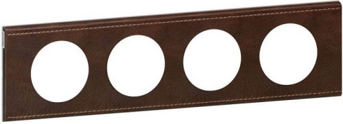 Рамка универсальная Legrand Celiane Corian 4-м. кожа текстура фото Рамка универсальная Legrand Celiane Corian 4-м. кожа текстура картинка